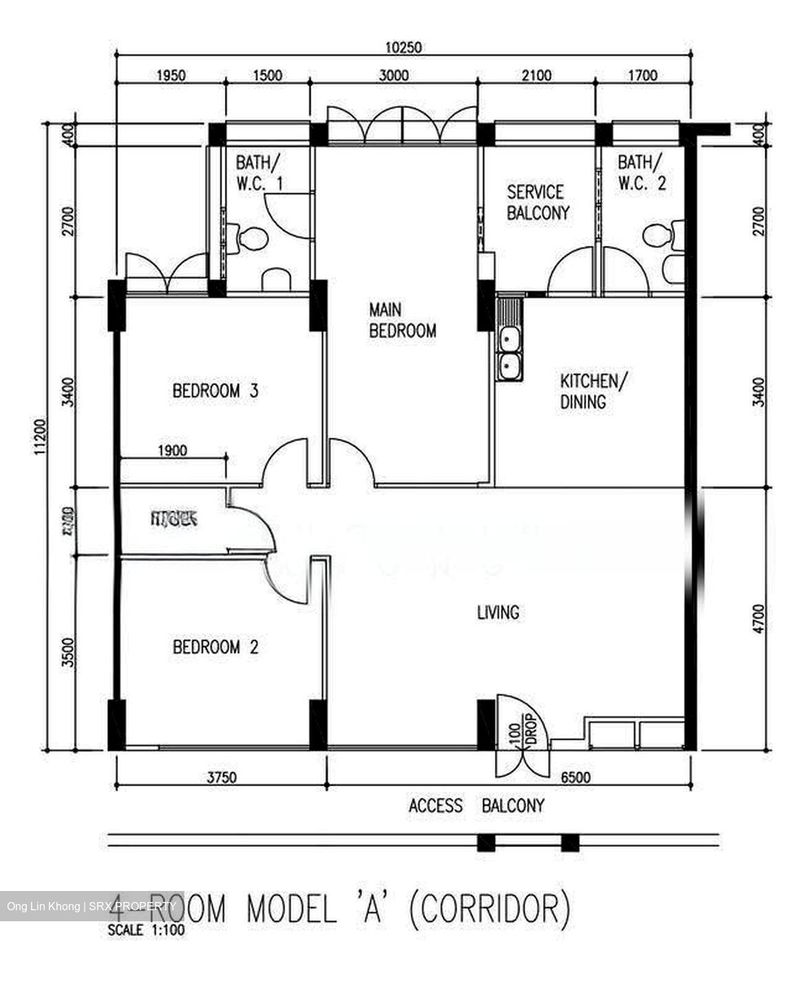 Blk 86 Lorong 2 Toa Payoh (Toa Payoh), HDB 4 Rooms #614449751